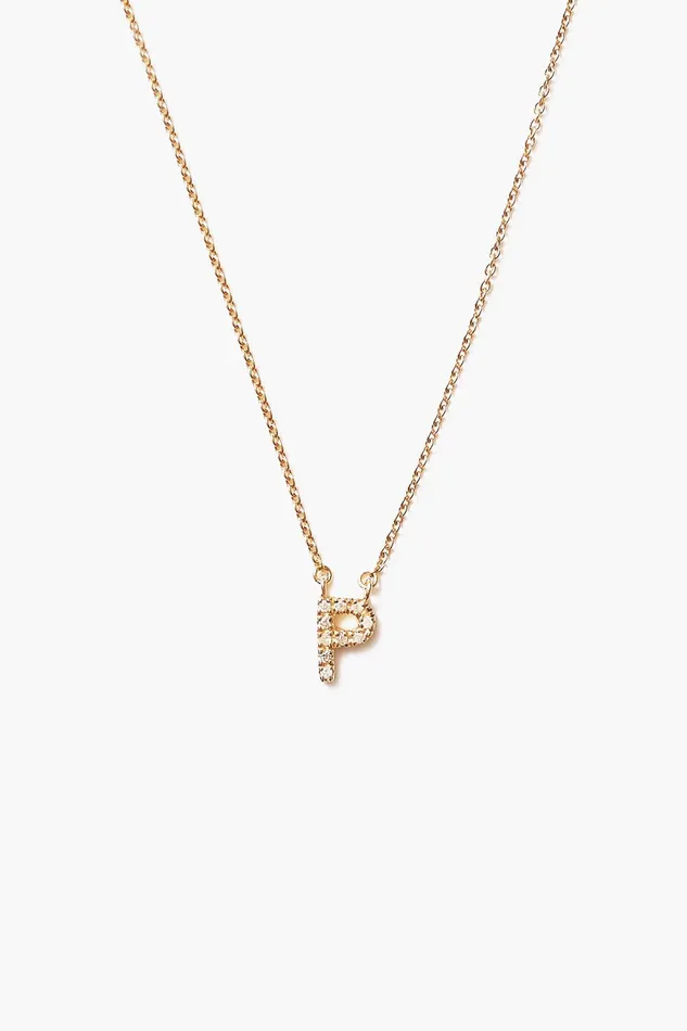 14k Gold And White Diamond Initial Necklace Women Chan Luu Necklaces