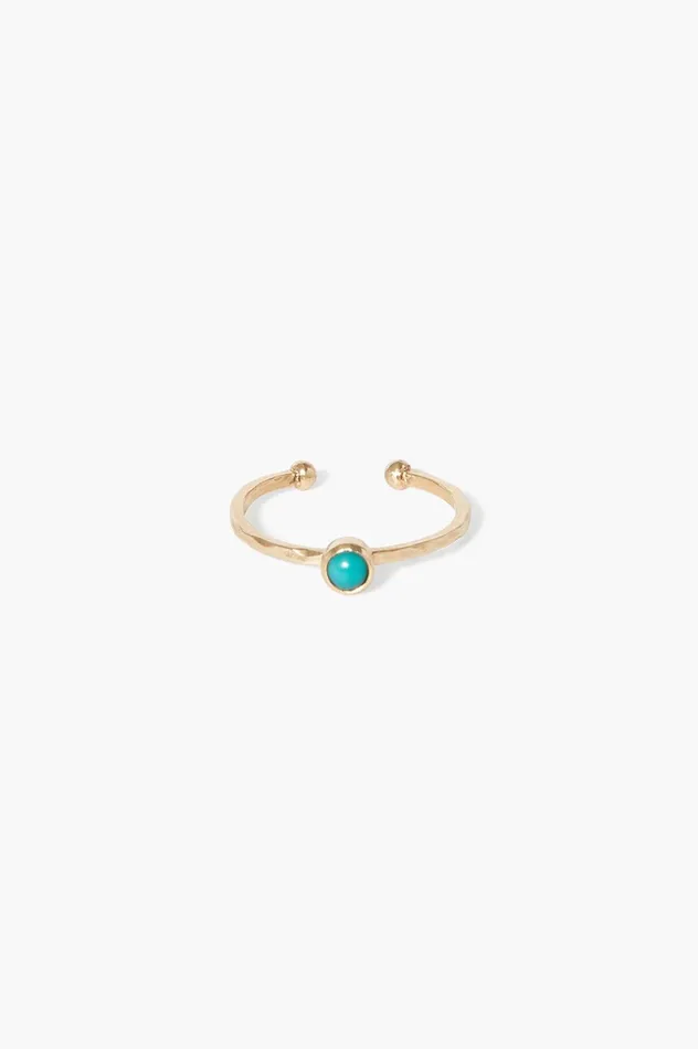 14k Xochi Toe Ring Turquoise Women Chan Luu 14k Fine