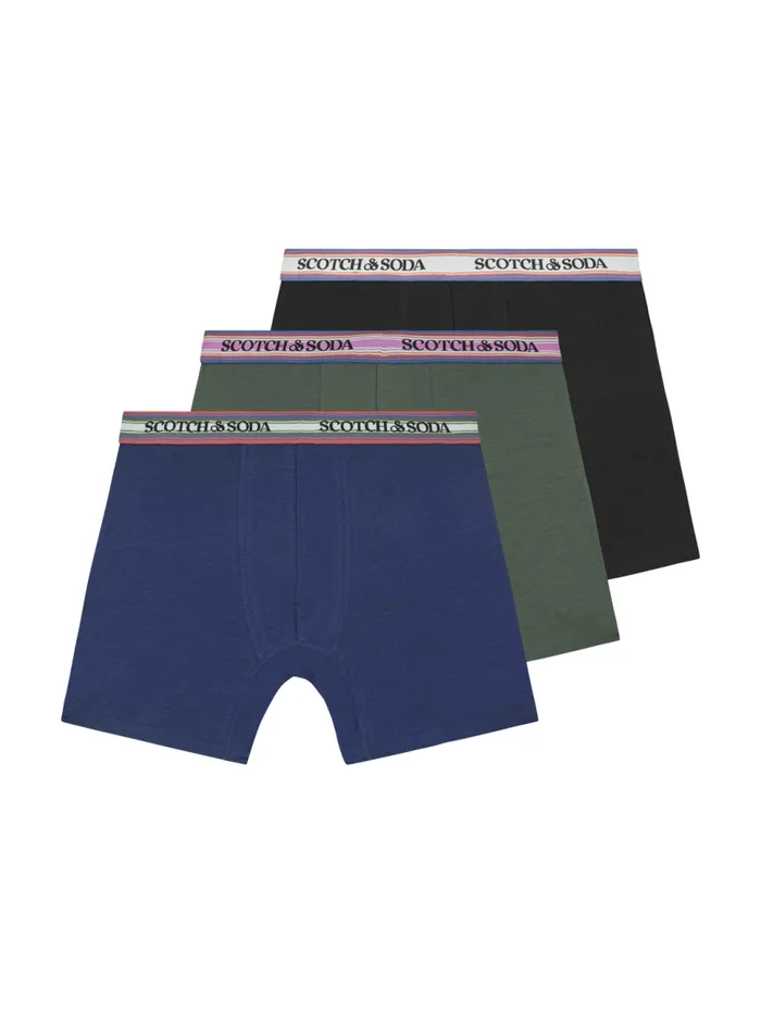 3PK MENS SOLID COTTON STRETCH BOXER BRIEF UNDERWEAR Blackbright Men Scotch and Soda Underwear and Socks 3PK MENS SOLID COTTON STRETCH BOXER BRIEF UNDERWEAR Blackbright Men Scotch and Soda Underwear and Socks