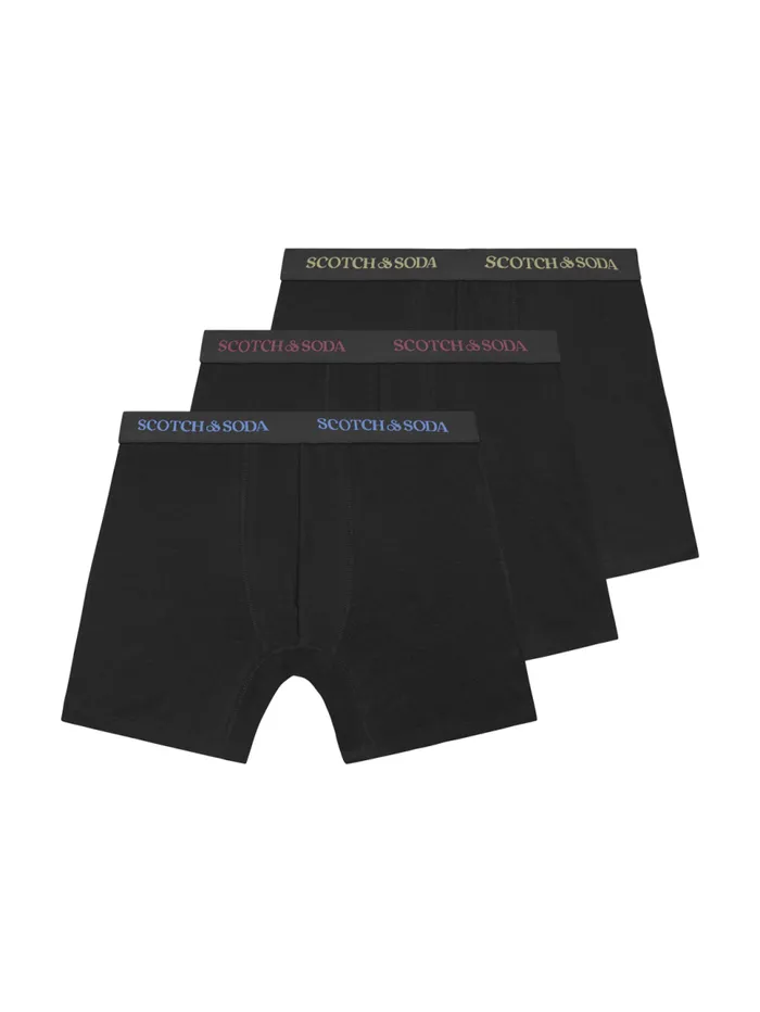 3PK MENS SOLID COTTON STRETCH BOXER BRIEF UNDERWEAR Blackbright Men Scotch and Soda Underwear and Socks 3PK MENS SOLID COTTON STRETCH BOXER BRIEF UNDERWEAR Blackbright Men Scotch and Soda Underwear and Socks