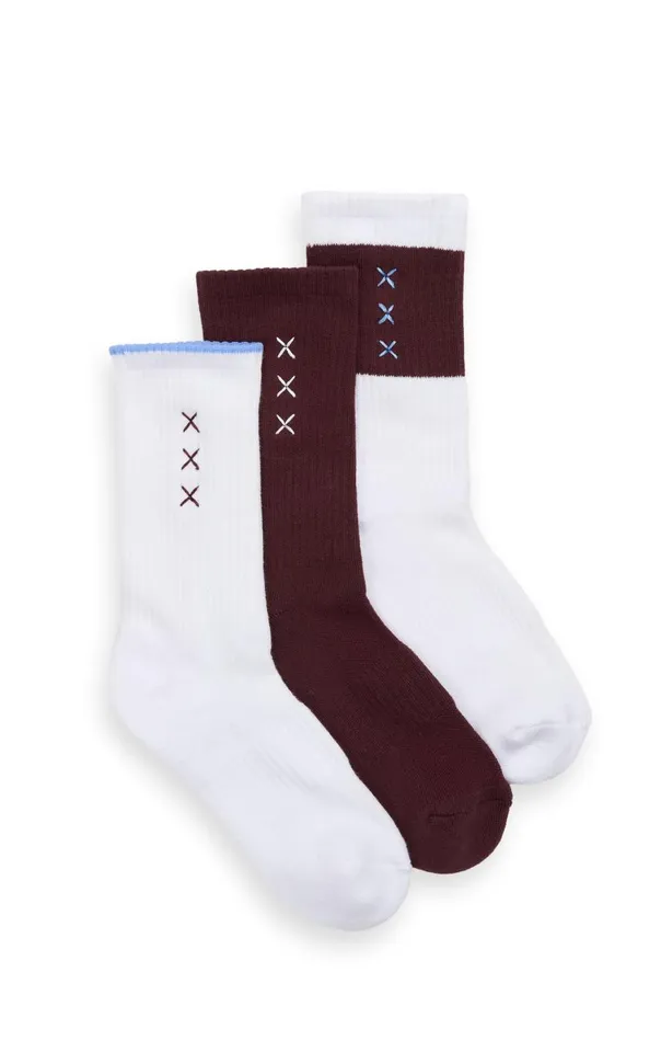 3PK WOMENS 12 TERRY CREW Medium Grey Women Scotch and Soda Socks