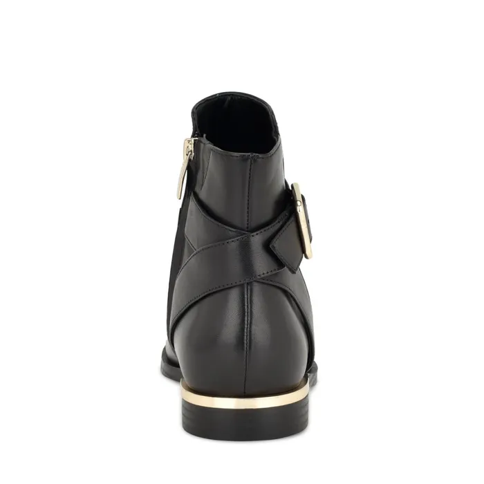 Alleva Casual Booties Black Leather Women Nine West Boots and Booties Alleva Casual Booties Black Leather Women Nine West Boots and Booties