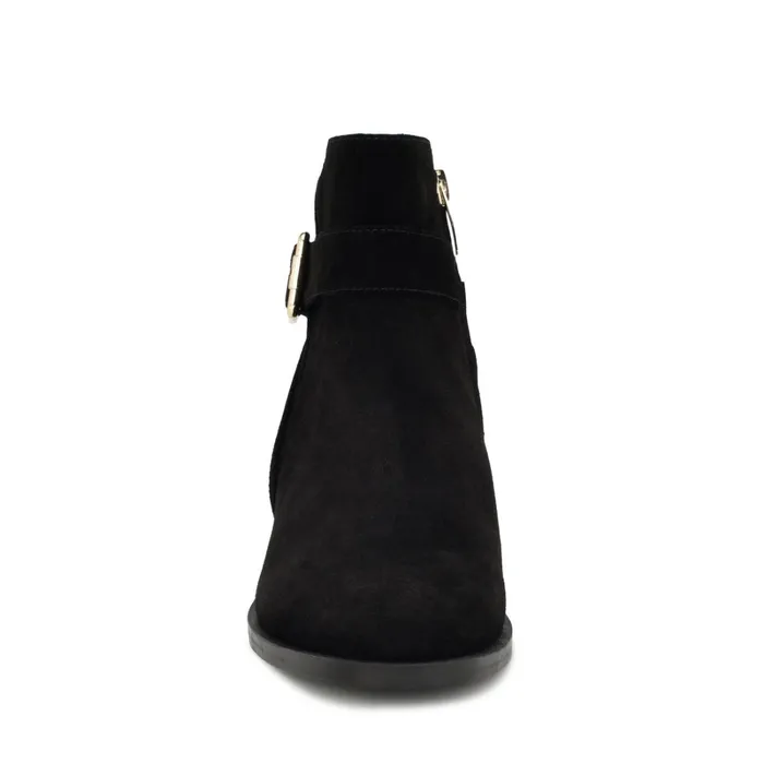 Alleva Casual Booties Black Suede Women Nine West Boots and Booties Alleva Casual Booties Black Suede Women Nine West Boots and Booties