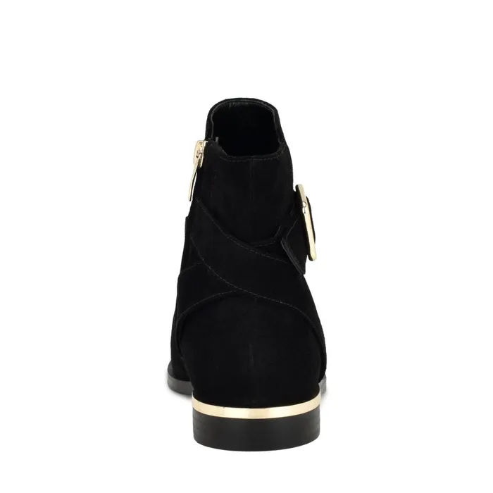 Alleva Casual Booties Black Suede Women Nine West Boots and Booties Alleva Casual Booties Black Suede Women Nine West Boots and Booties
