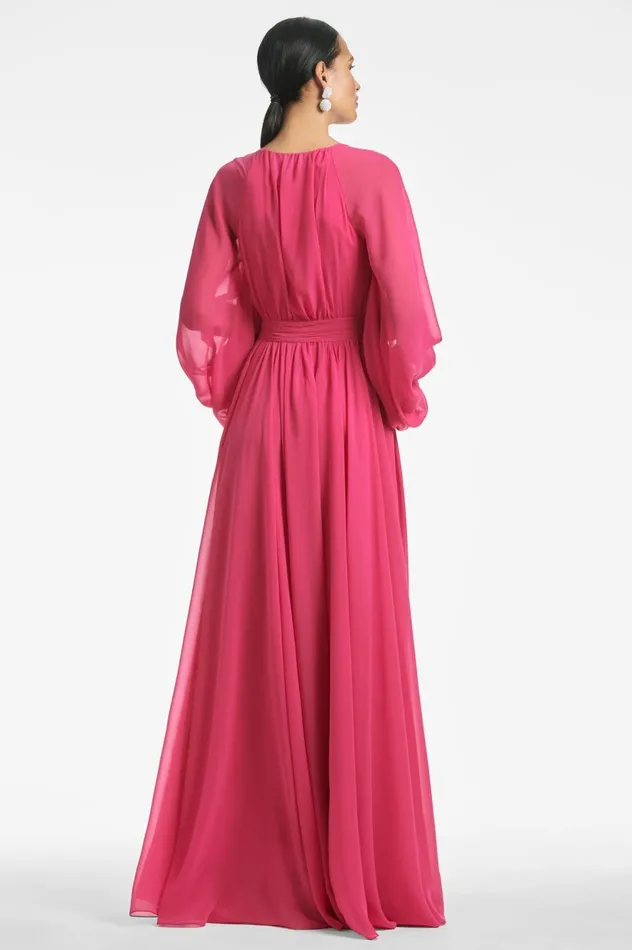 Amata Gown 8211 Fuchsia Women Sachin and Babi Covered