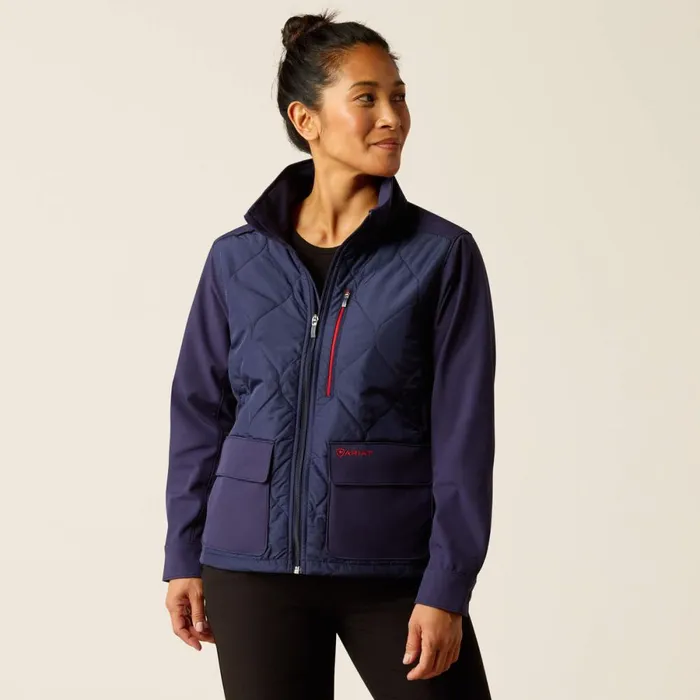 Ambroise Insulated Scrub Jacket Navy Women Ariat Scrubs
