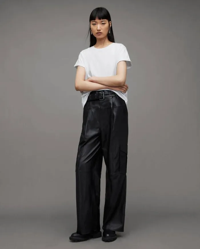 Anna Crew Neck Underground Logo TShirt White Women AllSaints Tops and Shirts Anna Crew Neck Underground Logo TShirt White Women AllSaints Tops and Shirts