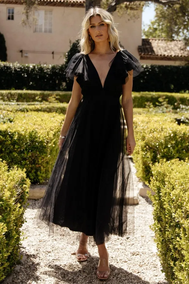 Annabella Tulle Dress Black Women Baltic Born Tulle Styles