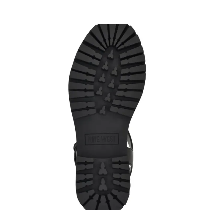 Anybel Fisherman Sandals Black Women Nine West Flats Anybel Fisherman Sandals Black Women Nine West Flats