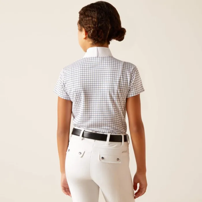Aptos Show Shirt Blushing Rose Check Kids Ariat English Riding Clothing Aptos Show Shirt Blushing Rose Check Kids Ariat English Riding Clothing