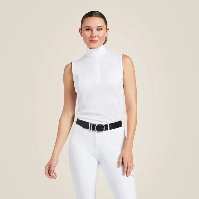 Aptos Show Shirt White Women Ariat English Riding