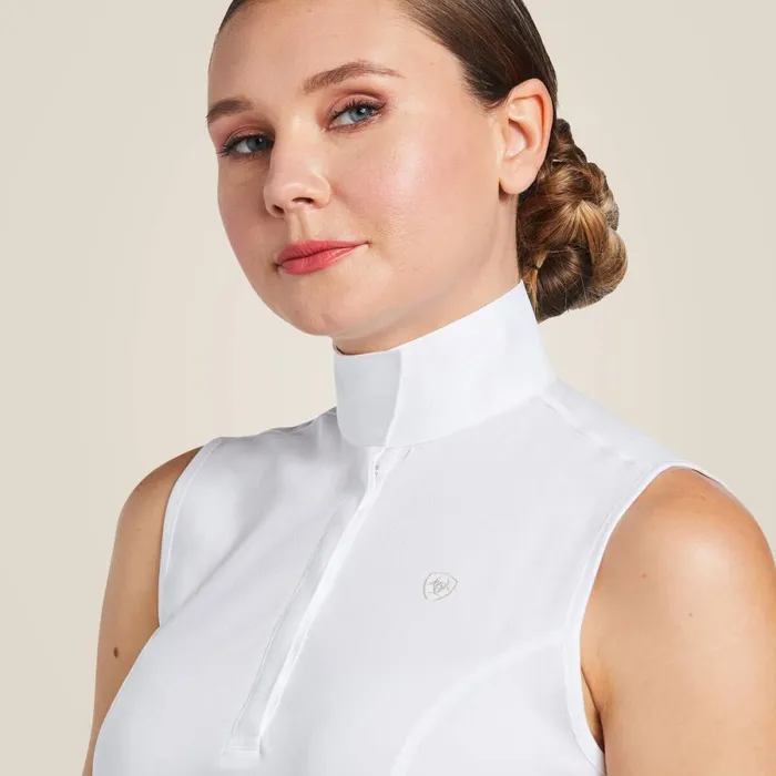 Aptos Show Shirt White Women Ariat English Riding
