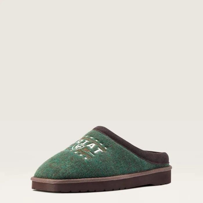 Ariat 93 Liberty Square Toe Slipper Forest Green Men Ariat Slippers