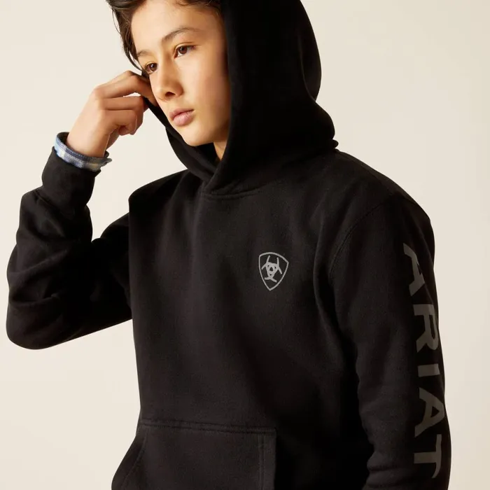 Ariat Logo Hoodie Black Kids Ariat Sweatshirts and Hoodies Ariat Logo Hoodie Black Kids Ariat Sweatshirts and Hoodies