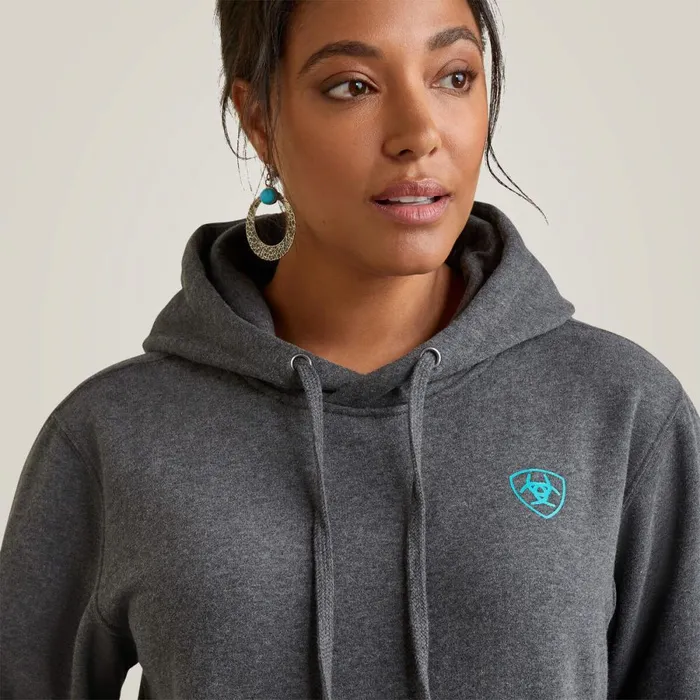 Ariat Logo Hoodie Charcoal Heather Women Ariat Sweatshirts and Hoodies Ariat Logo Hoodie Charcoal Heather Women Ariat Sweatshirts and Hoodies