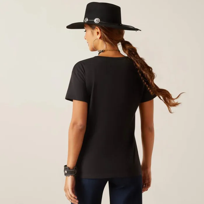 Ariat Rainbow Script TShirt Black Women Ariat TShirts and Tops Ariat Rainbow Script TShirt Black Women Ariat TShirts and Tops