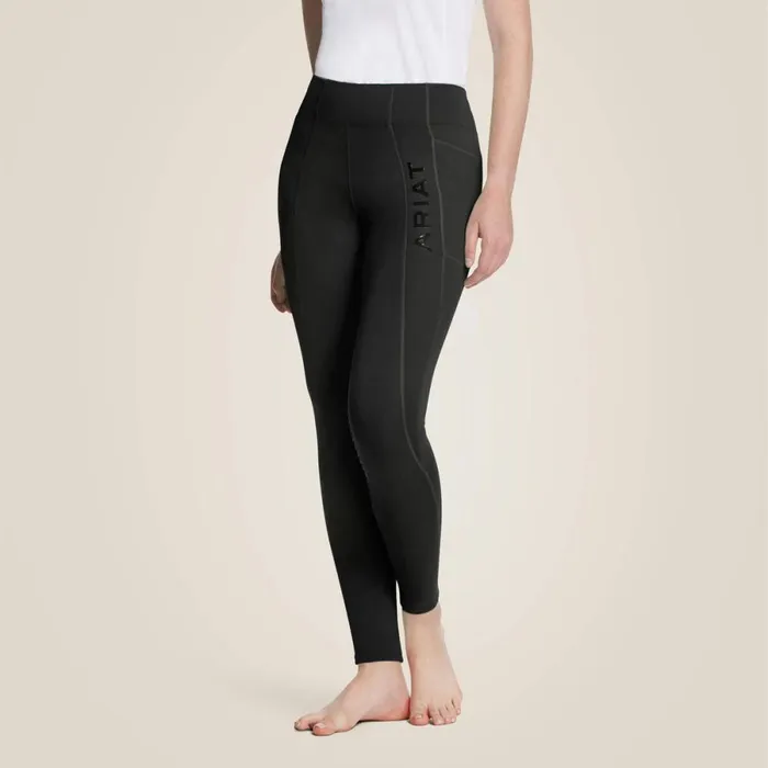 Attain Knee Patch Grip Tight Black Women Ariat Pants and Shorts