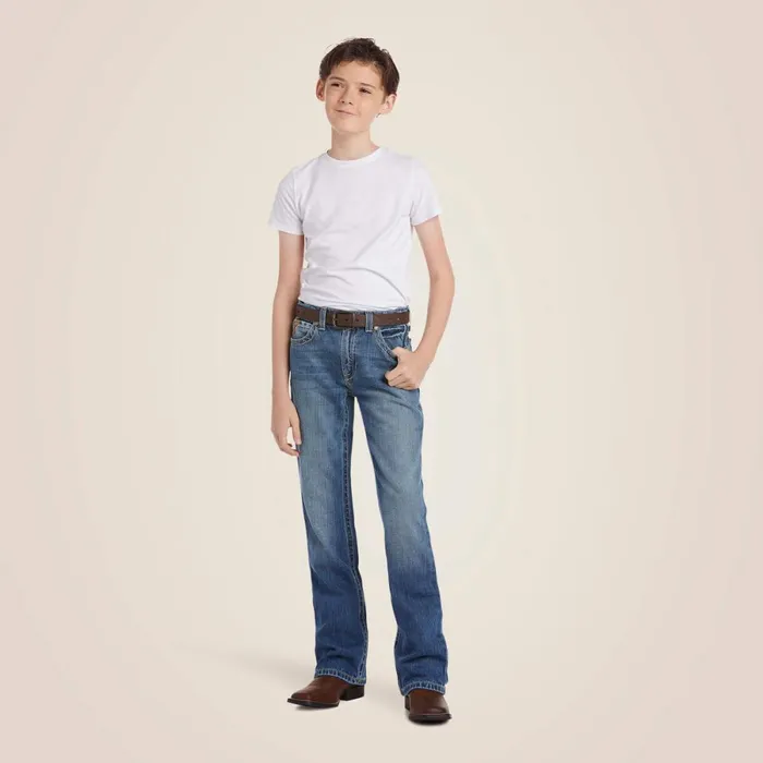B4 Relaxed Boundary Boot Cut Jean Dakota Kids Ariat Jeans