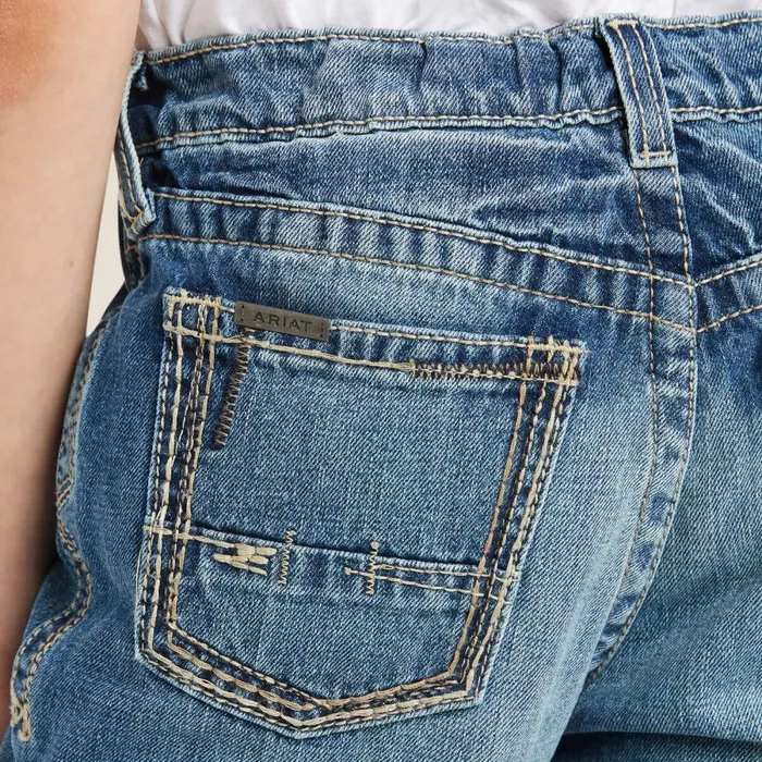 B4 Relaxed Boundary Boot Cut Jean Dakota Kids Ariat Jeans