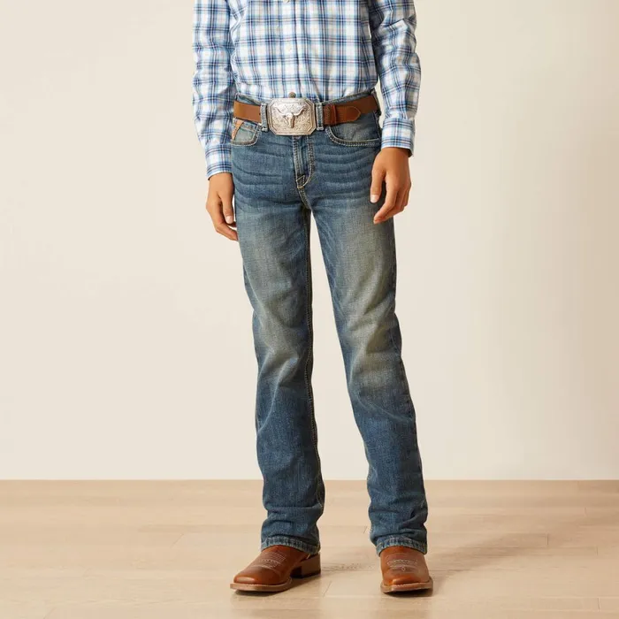 B4 Relaxed Sebastian Boot Cut Wave Kids Ariat Jeans