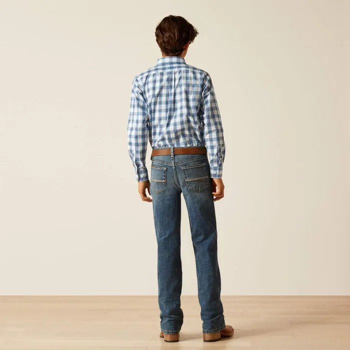 B4 Relaxed Sebastian Boot Cut Wave Kids Ariat Jeans B4 Relaxed Sebastian Boot Cut Wave Kids Ariat Jeans