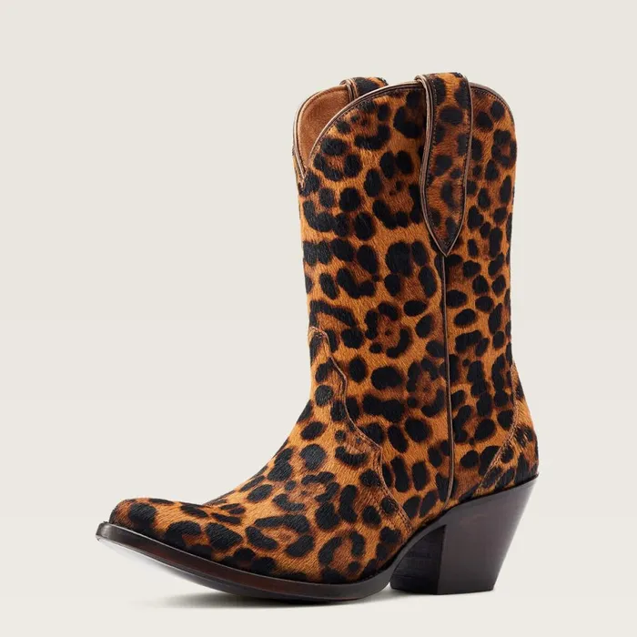 Bandida Western Boot Leopard Hair On Women Ariat Western Boots