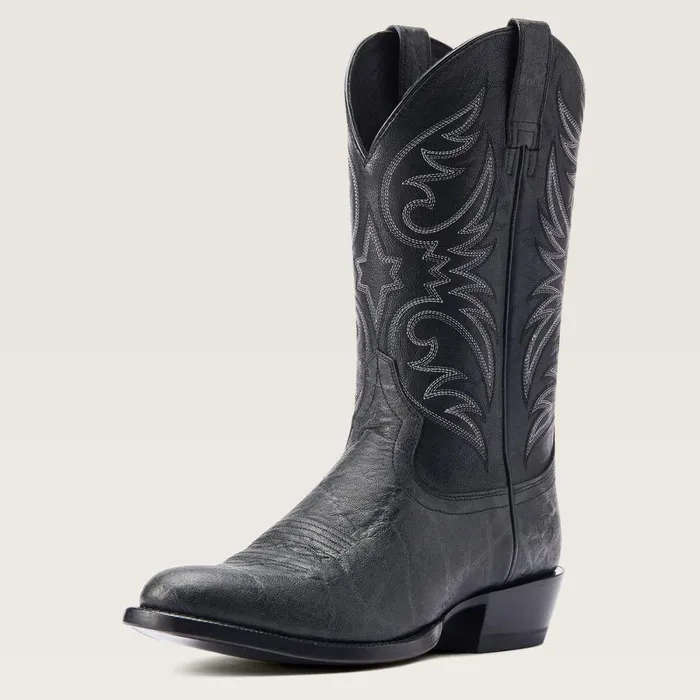 Bankroll Western Boot Black Elephant Print Men Ariat Western Boots
