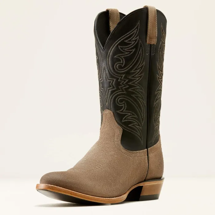 Bankroll Western Boot Smokey Roughoutraven Black Men Ariat Western Boots