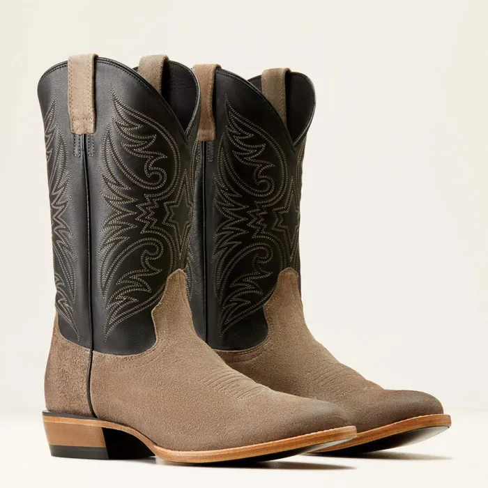 Bankroll Western Boot Smokey Roughoutraven Black Men Ariat Western Boots Bankroll Western Boot Smokey Roughoutraven Black Men Ariat Western Boots