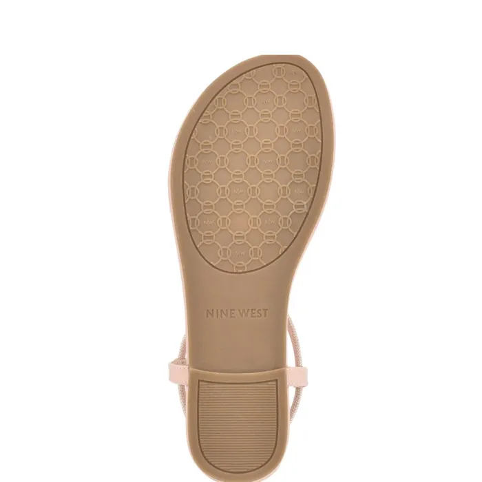 Bassie Flat Sandals Light Pink Women Nine West Sandals Bassie Flat Sandals Light Pink Women Nine West Sandals