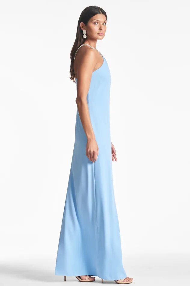 Becca Gown 8211 Chambray Blue Women Sachin and Babi Formal