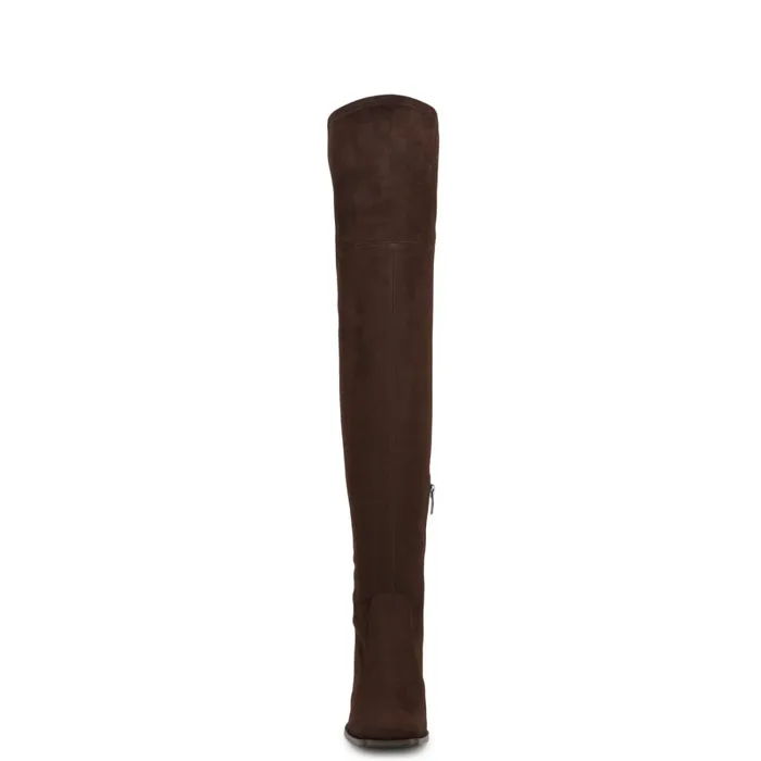 Begone Dress Boots Dark Brown Women Nine West Boots and Booties Begone Dress Boots Dark Brown Women Nine West Boots and Booties