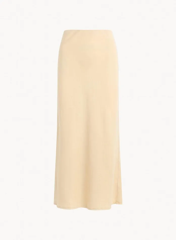 Bella Dahl Bias Midi Skirt 8211 Summer Khaki Women Skirts