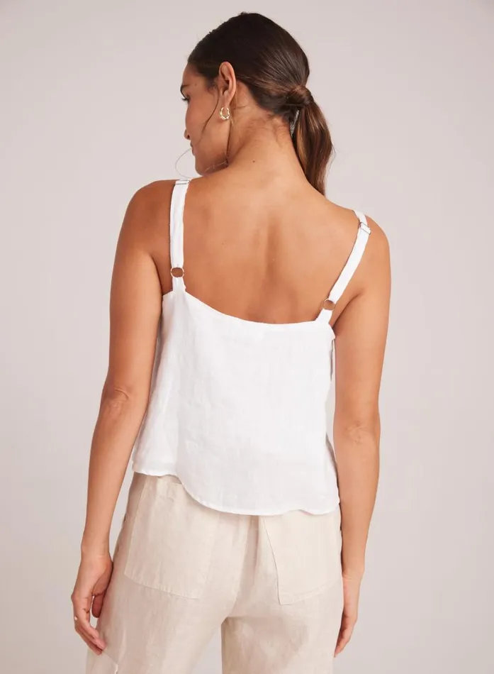 Bella Dahl Button Front Cami 8211 White Women Sleeveless Bella Dahl Button Front Cami 8211 White Women Sleeveless