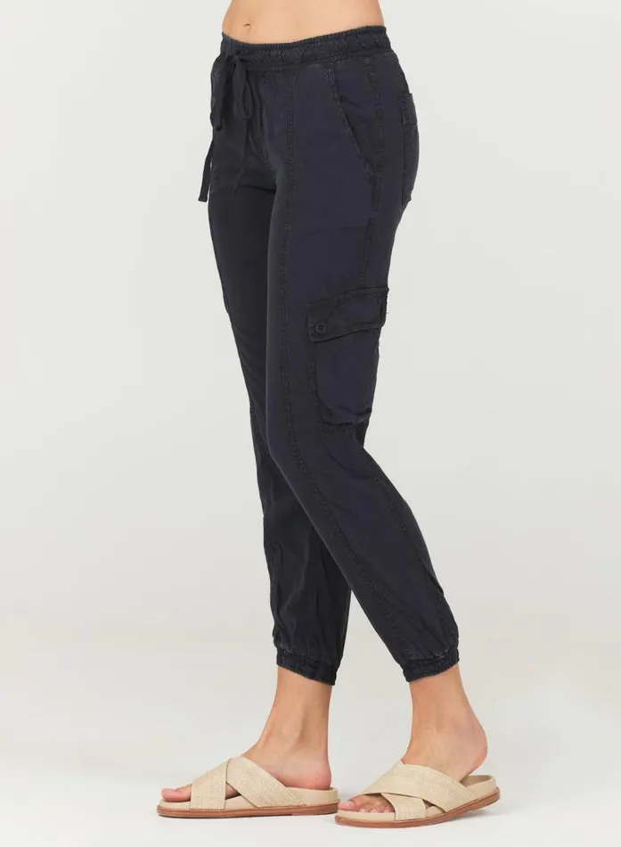 Bella Dahl Cargo Track Pants 8211 Black Women Joggers Bella Dahl Cargo Track Pants 8211 Black Women Joggers