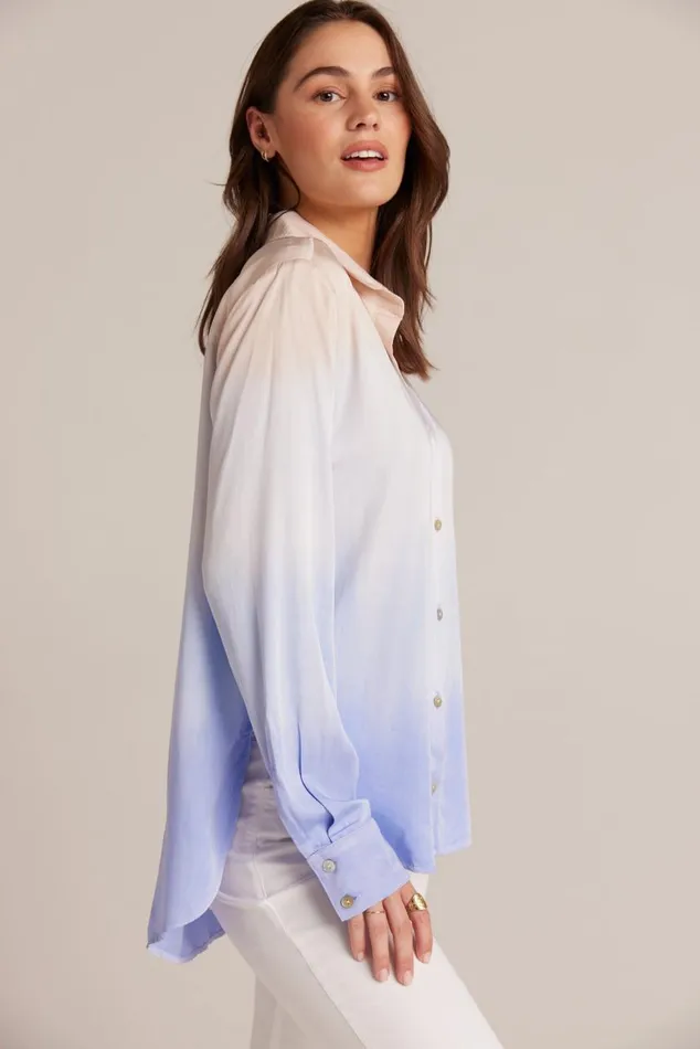 Bella Dahl Flowy Button Down 8211 Sunrise Ombre Dye Women Long Sleeve Bella Dahl Flowy Button Down 8211 Sunrise Ombre Dye Women Long Sleeve