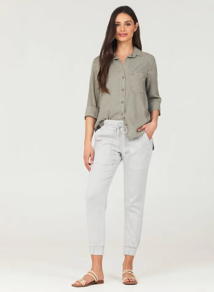 Bella Dahl Pocket Jogger 8211 Foggy Sky Women Pants