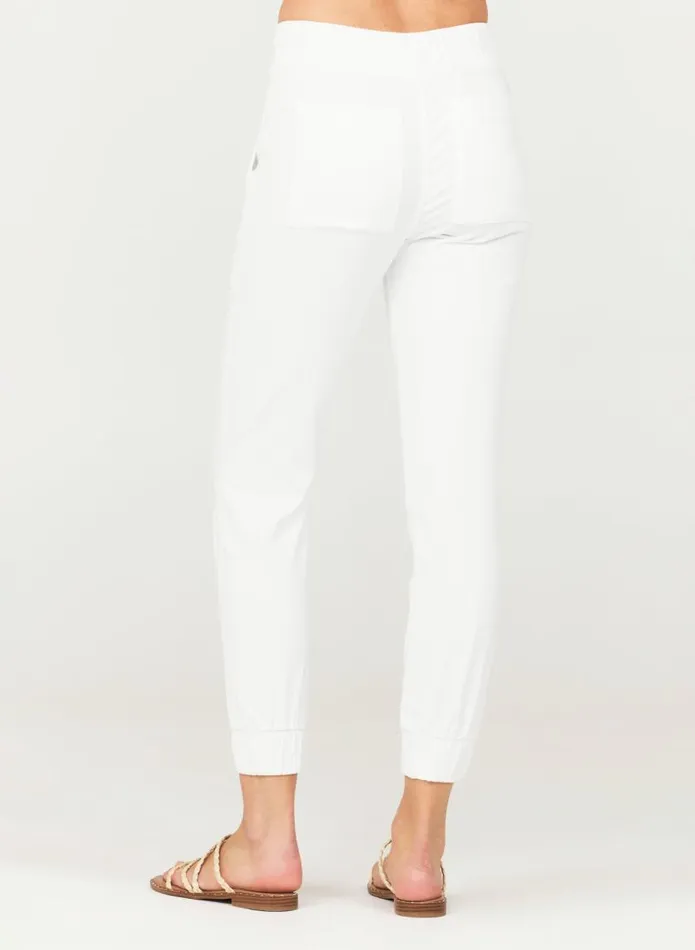 Bella Dahl Pocket Jogger 8211 White Women Pants Bella Dahl Pocket Jogger 8211 White Women Pants
