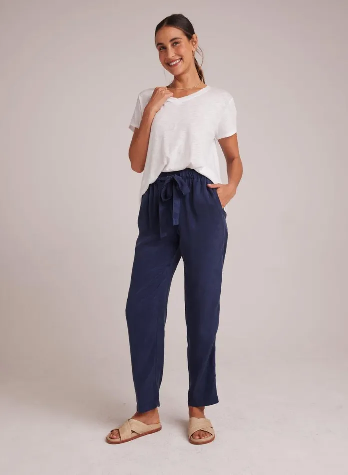 Bella Dahl Rose Easy Trouser 8211 Brazilian Navy Women Pants