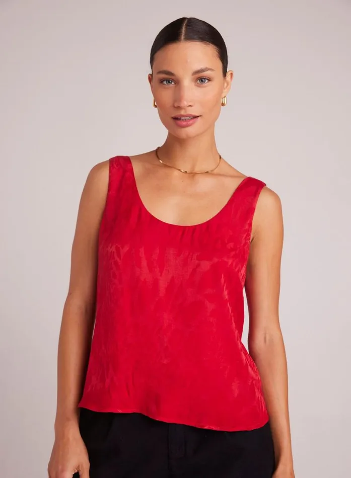 Bella Dahl Scoop Neck Tank 8211 Summer Rouge Women Sleeveless