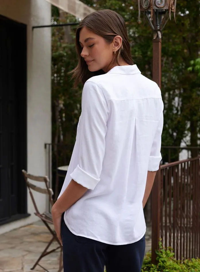Bella Dahl Shirt Tail Button Down 8211 White Women Long Sleeve Bella Dahl Shirt Tail Button Down 8211 White Women Long Sleeve