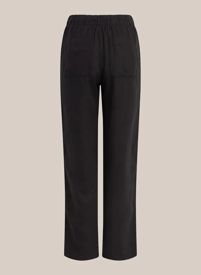 Bella Dahl Side Ladder Trim Pocket Trouser 8211 Black Women Pants Bella Dahl Side Ladder Trim Pocket Trouser 8211 Black Women Pants