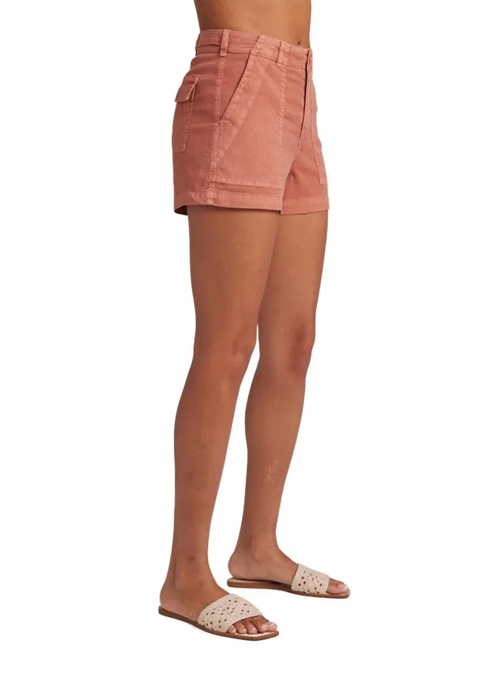 Bella Dahl Sol Utility Tab Trouser Short 8211 Sedona Sun Women Shorts