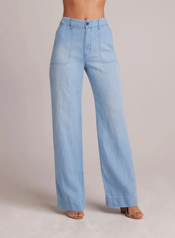 Bella Dahl Taylor Utility Wide Leg Jean 8211 Coastal Wash Women Pants Bella Dahl Taylor Utility Wide Leg Jean 8211 Coastal Wash Women Pants