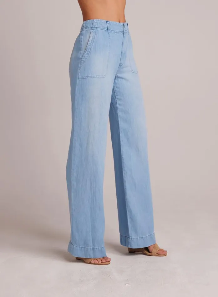 Bella Dahl Taylor Utility Wide Leg Jean 8211 Coastal Wash Women Pants Bella Dahl Taylor Utility Wide Leg Jean 8211 Coastal Wash Women Pants