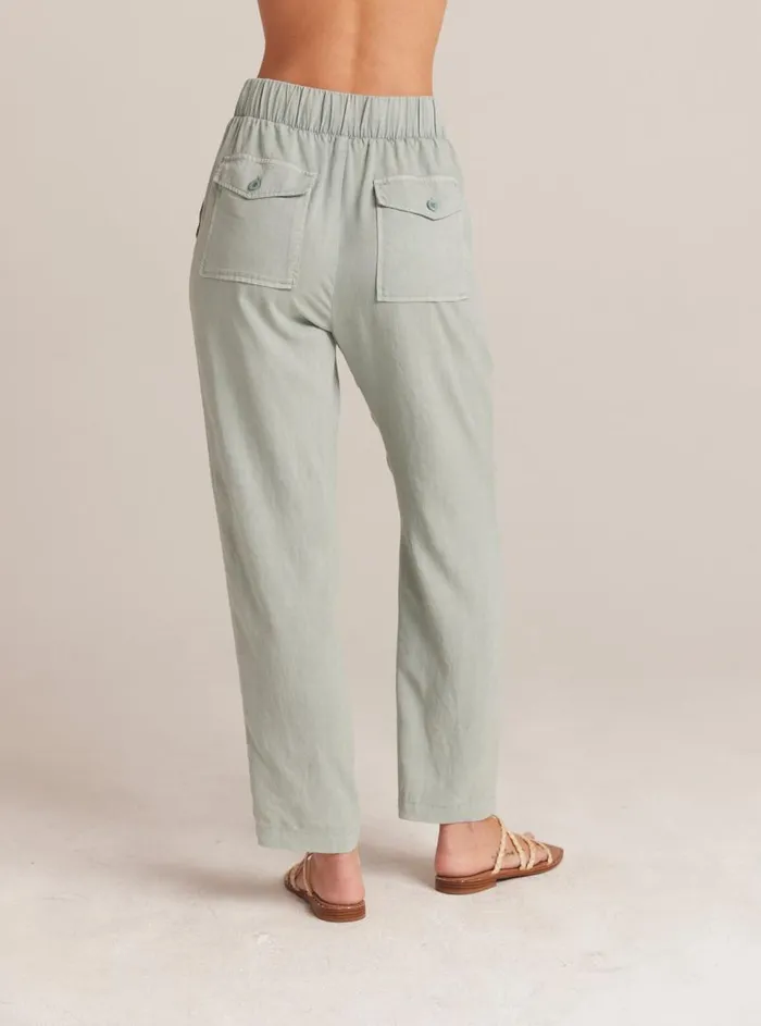 Bella Dahl Utility Tie Waist Trouser 8211 Oasis Green Women Pants Bella Dahl Utility Tie Waist Trouser 8211 Oasis Green Women Pants