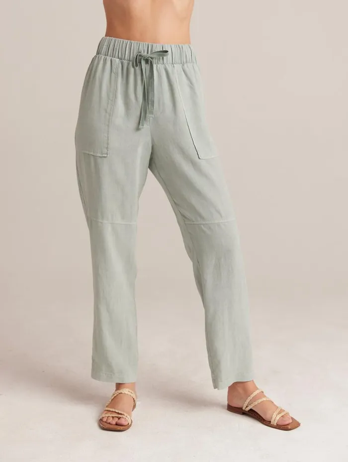 Bella Dahl Utility Tie Waist Trouser 8211 Oasis Green Women Pants Bella Dahl Utility Tie Waist Trouser 8211 Oasis Green Women Pants
