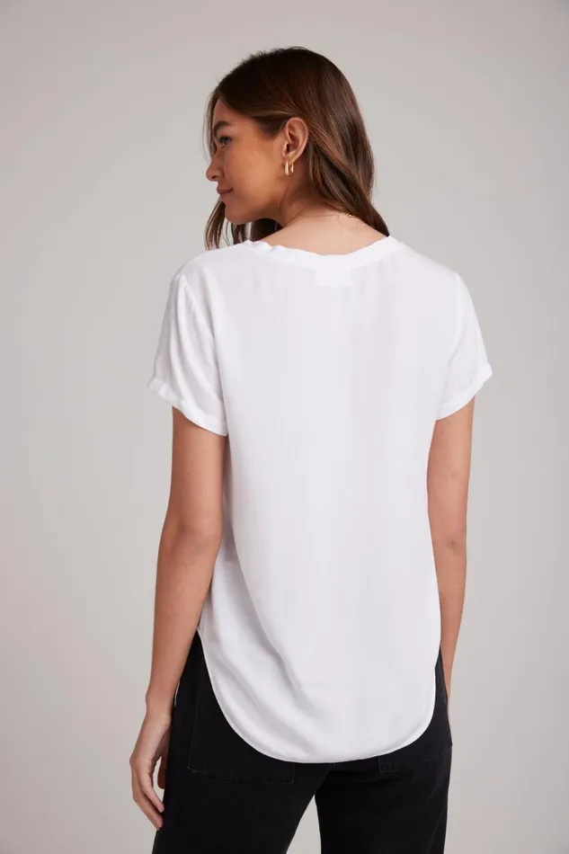 Bella Dahl VNeck Tee 8211 White Women Short Sleeve Bella Dahl VNeck Tee 8211 White Women Short Sleeve