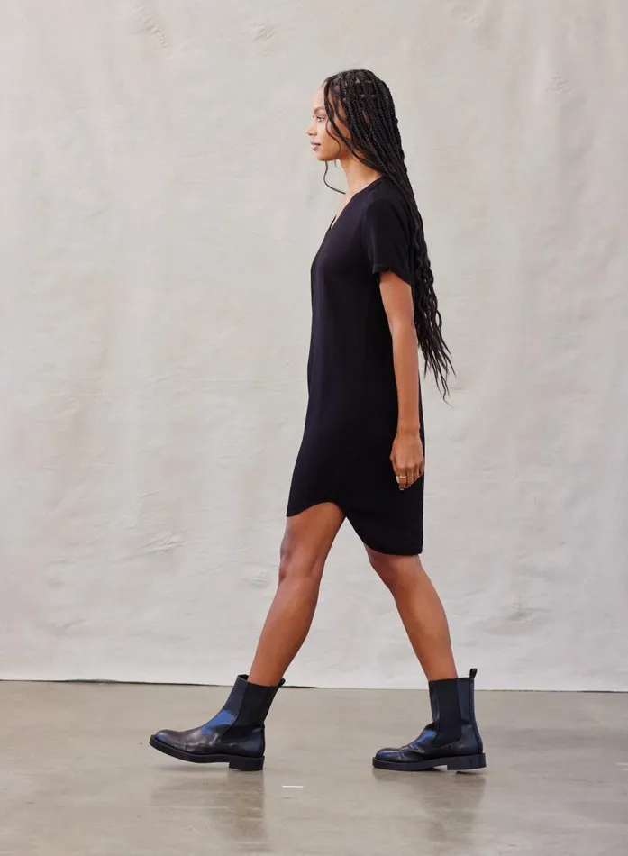 Bella Dahl VNeck Tee Dress 8211 Vintage Black Women Mini Dresses Bella Dahl VNeck Tee Dress 8211 Vintage Black Women Mini Dresses