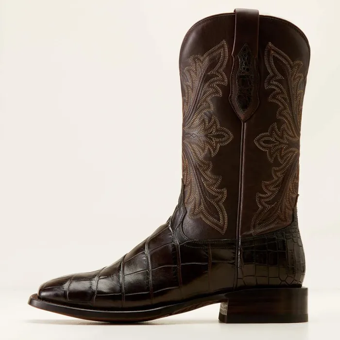 Bench Made Bassett Western Boot Hickory American Alligator Men Ariat Western Boots Bench Made Bassett Western Boot Hickory American Alligator Men Ariat Western Boots